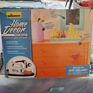 Wagner Home Decor Paint Sprayer Open Box Unused Complete HVLP‎ Chalk Paint